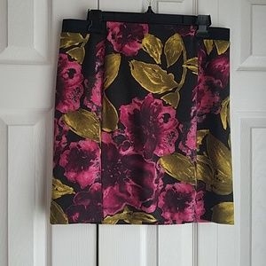 Floral Print Skirt